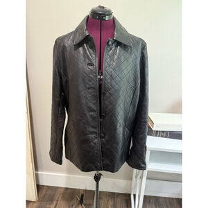 Leather Jacket Size 14
